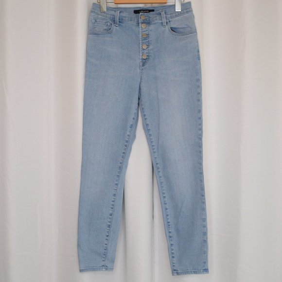 NWOT J Brand Lillie High Rise Light Wash Ankle Jeans In Verity Sz 29 - Picture 3 of 8